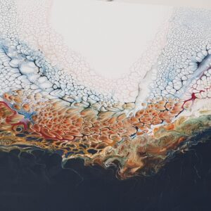 cloud pour fluid art
